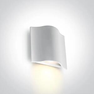 STENSKA SVETILKA LED 6W/400LM/3000K IP 54 BELA DM67422/W/W