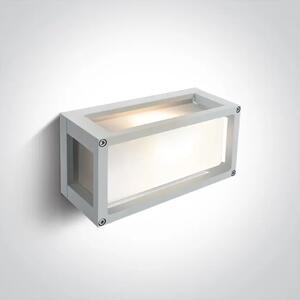 STENSKA SVETILKA 1×E27/15W/240V IP54 BELA DM67420/W