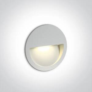 VGRADNA STENSKA SVETILKA LED/3W/3000K/300lm/230V IP65 BELA DM68068/W/W