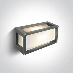 STENSKA SVETILKA 1×E27/15W/240V IP54 SIVA DM67420/G