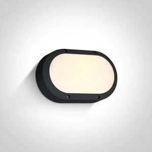 STENSKA SVETILKA LED 10W/3000K ČRNA DM67442B/B/W