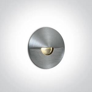 VGRADNA LED SVETILKA/1W/3000K/50lm/36°/350mA IP65 ALUMINIJASTA DM68070/AL/W