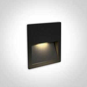 STENSKA SVETILKA LED 3W/3000K IP65 ČRNA DM68068A/B/W
