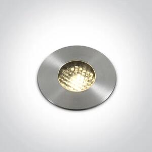 VGRADNA LED SVETILKA/3W/3000K/240lm/36°/24V DC IP67/IK08 DIM. INOX316 DM69052/W
