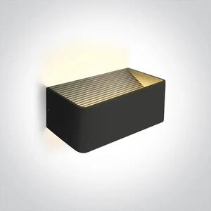 STENSKA SVETILKA LED 6W 400lm ČRNA IP20 DM67466B/B/W