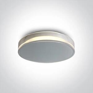 STROPNA SVETILKA LED/12W/325lm/3000K/230V fi1238mm BELA DM67478/W/W