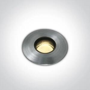 VGRADNA LED SVETILKA 1/2W/3000K/150lm IP67 ALUMINIJASTA DM69042M/AL/W