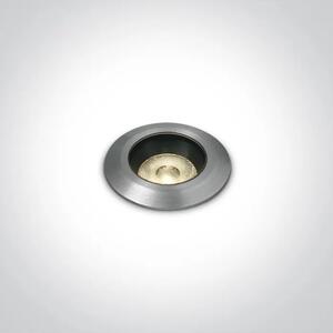 VGRADNA LED SVETILKA/3W/3000K/240lm/38°/24V DC IP67/IK08 ALUMINIJASTA DM69056A/W