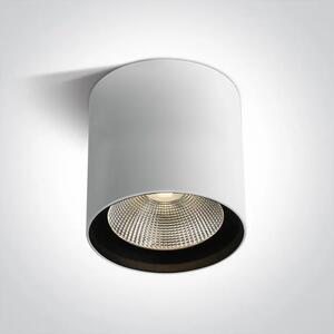 STROPNA SVETILKA LED/40W/3000K/3200lm/40°/230V IP65 fi 160×183mm BELA DM67516C/W/W