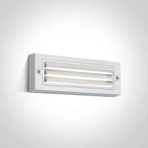STENSKA SVETILKA LED 6W 3000K TEMNA SVETLOBA IP65 BELA DM67502A/W/W