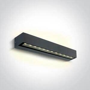 STENSKA SVETILKA LED 2X10W, 3000K IP65 L380 ANTRACIT DM67526B2/AN/W