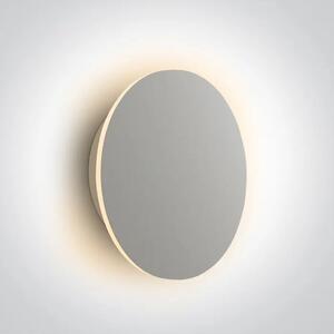 STENSKA SVETILKA LED 15W 3000K IP65 TEMNO BELA DM67532/W/W