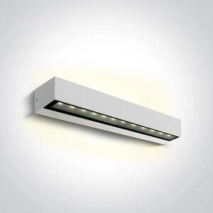 STENSKA SVETILKA LED 2x10W WW IP65 230V BELA DM67526B2/W/W