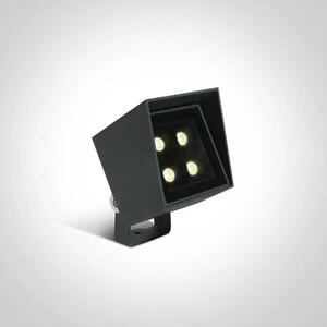 LED REFLEKTOR 6W BEL 30deg IP65 230V ANTRACIT DM67514/AN/W