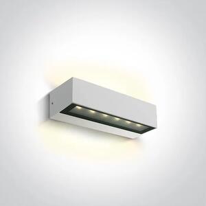 STENSKA SVETILKA LED 2x6W WW IP65 230V BELA DM67526B1/W/W