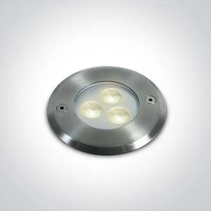 VGRADNA ZUNANJA SVETILKA LED 3x1W CW SS316 IP68 24V DM69066A/C