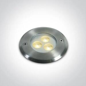 VGRADNA ZUNANJA SVETILKA LED 3x1W WW SS316 IP68 24V DM69066A/W