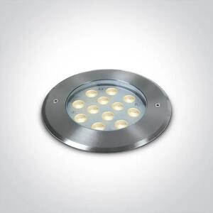 VGRADNA ZUNANJA LED SVETILKA 12X1W CW SS316 IP68 24V DM69066D/C