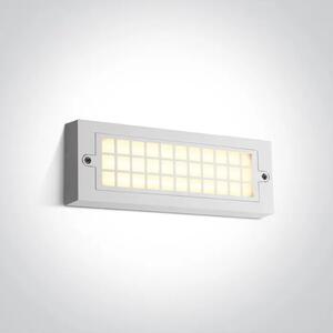 STENSKA SVETILKA LED 6W WW IP65 230V BELA DM67502C/W/W