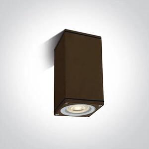 STROPNA SVETILKA GU10 10W IP54 100-240V RUSTIKALNO RJAVA DM67426D/BR