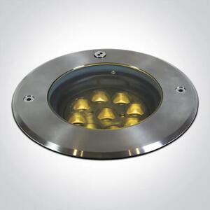 VGRADNA ZUNANJA SVETILKA LED 9x1,5W WW 36deg 230V SS316L IP67 DM69074B/W