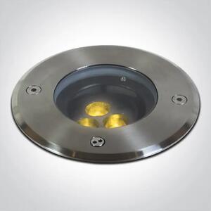 VGRADNA ZUNANJA SVETILKA LED 3x1,5W WW 36deg 230V SS316L IP67 DM69074A/W