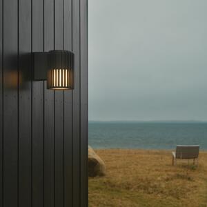 Nordlux Zunanja stenska svetilka Aludra Seaside, aluminij, antracit, zatemnjen, Črna, Aluminij