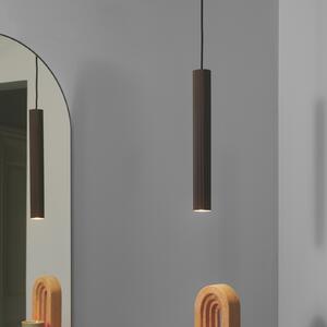 Nordlux Obesek Vico, kovinsko senčilo, enojna luč, rjava kovinska barva, zatemnjen, Rjava / rjasta, Dnevna soba / jedilnica, Aluminij