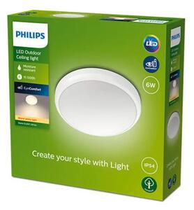Stropna svetilka Doris PHILIPS, bela, 6W, 27K, IP54, visoka temperatura 8719514417915