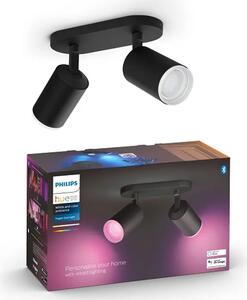 Fugato PHILIPS HUE REFLEKTOR GU10 2X5,7W/230V/ BELA+RGB ČRNA BT 8718696171523