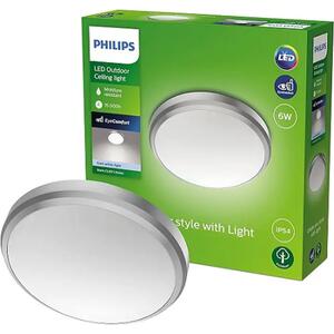 Doris PHILIPS STROPNA SVETILKA NIKEL 6W 40K IP54 HV 8719514417854