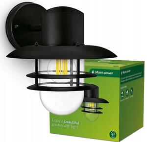 Stenska svetilka Philips Inyma, črna, max 25W 8720169266476