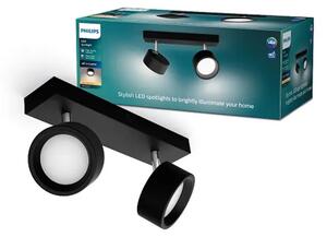 Bracia PHILIPS REFLEKTOR 2x5,5W 27K HV ČRN 8720169174849