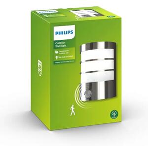 Calgary PHILIPS STENSKA SVETILKA IR 1x60W 230V NERJAVEČE JEKLO 8718696176764