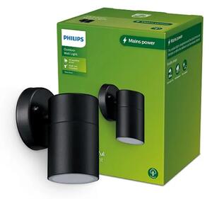 Stenska svetilka Kylis PHILIPS, črna, WA, max 25 W 8720169266551