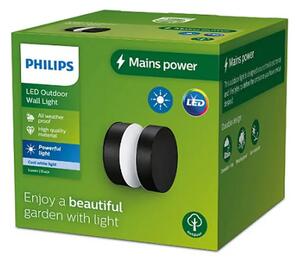 Laven PHILIPS STENSKA SVETILKA ČRNA SWA 6W 40K 8720169266650