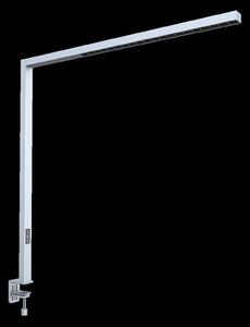 DOTLUX LED senzorska svetilka STYLEdesk, bela, 80 W 4.000 K, zatemnjen, Bela, Študija / pisarna, Aluminij, Sodobni, Namizni pult