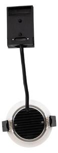 DOTLUX LED vgradna stropna svetilka CIRCLEminidim bela Ø 8,5 cm aluminij, zatemnjen, Bela, Kopalnica, Aluminij, Sodobni, Vgreznjeni strop