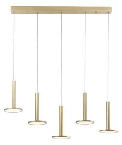 Viseča LED svetilka PALENCIA 50W/3000K/3946lm/IP20/MEDENINA ZLATA NL1703301203