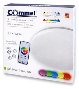 407-801 LED pametna stropna svetilka z WiFi 12 W, 1 x 1200 lm, premer 260 mm, ocena zvezdic 3856024403603