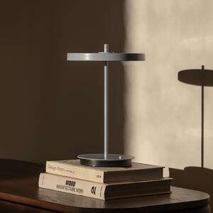 UMAGE LED-akumulatorska namizna svetilka Asteria Move, svetlo modra, 31 cm, zatemnjen, Modra, Dnevna soba / jedilnica, Kovina, Dizajn