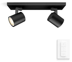 Runner Hue STROPNA SVETILKA ČRNE OSVETLITVE 2x5W 2200-6500K + DALJINSKI UPRAVLJALNIK 8719514338166