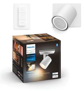 STENSKA SVETILKA Runner Hue BELA 1x5W 2200-6500K + DALJINSKI UPRAVLJALNIK 8719514338203