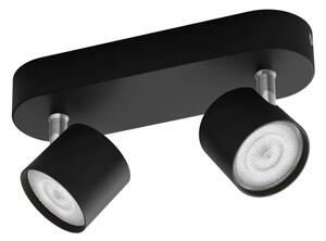 ZVEZDNI STROPNI LED REFLEKTOR črne barve 2x4,5W SELV zatemnljiv 8719514435391