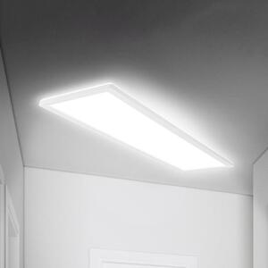 Briloner Plošča Move LED, senzor, 98 x 20 cm, IP44, plastika, bela, Bela, Hodnik, Plastika