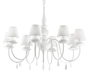 VISEČA SVETILKA BLANCHE SP8 BELA E14 ID035574