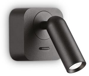 BEAN LED STENSKA SVETILKA AP KVADRATNA ČRNA ID260655
