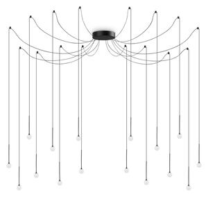 LUCCIOLA LED VISEČA SVETILKA SP16 ČRNA ID284002