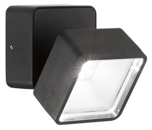 OMEGA LED STENSKA SVETILKA AP KVADRATNA ČRNA 4000K IP54 ID285535