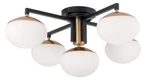 STROPNA SVETILKA JOSEPHINE 5×E27/LED/230V Ø73,5 cm ČRNA DLU1841/4+1